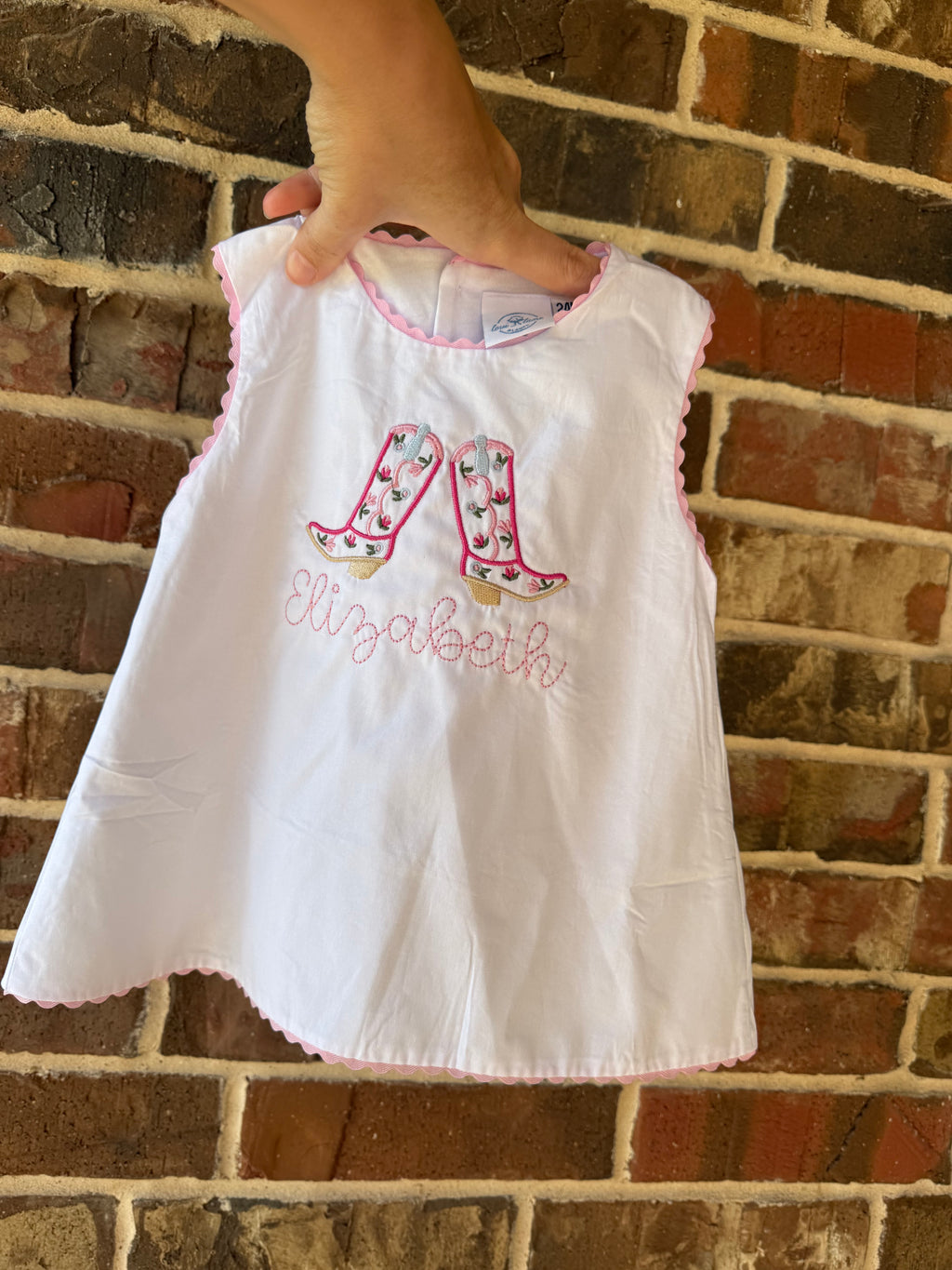 Boot swing back set (pink trim)