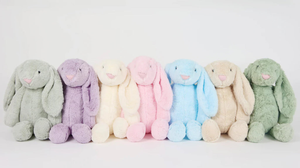 Embroidered Bunnies 16”