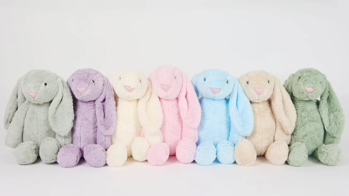 Embroidered Bunnies 16”