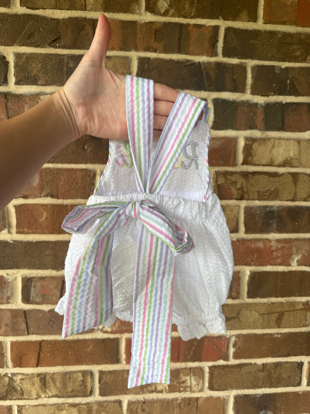 Pastel multi color sunsuit