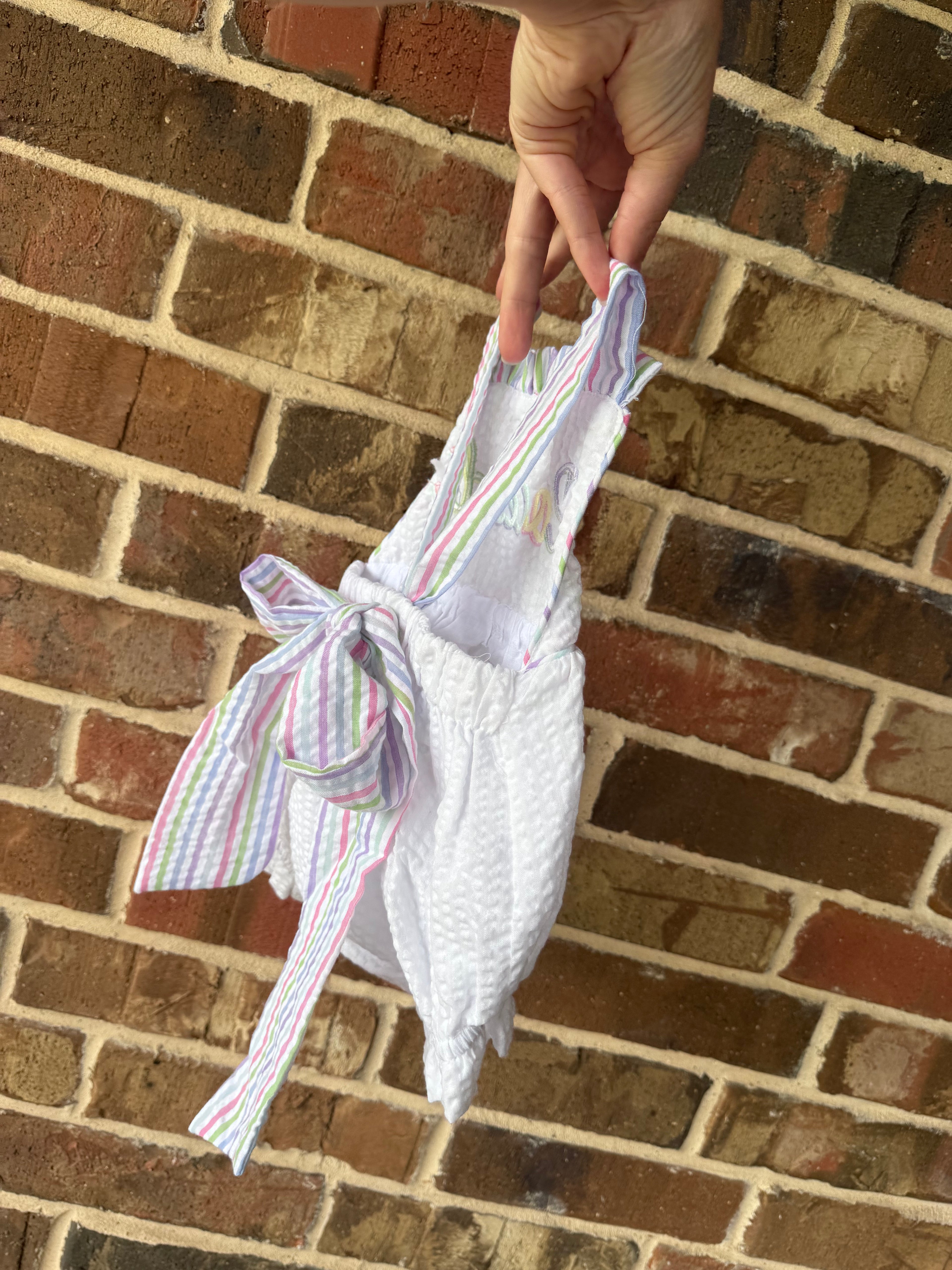 Pastel multi color sunsuit