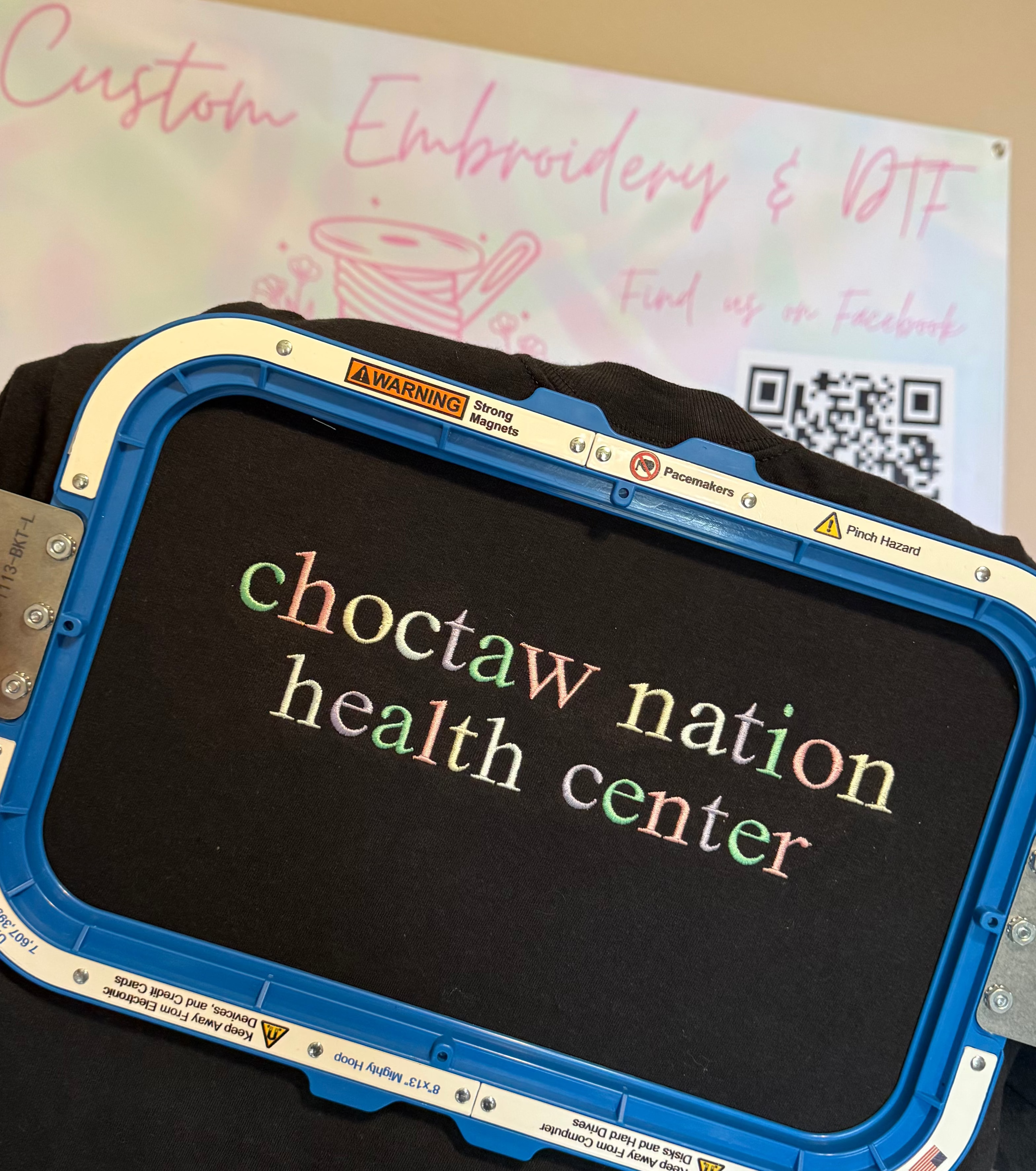 Choctaw nation health center multi color T - SHIRT